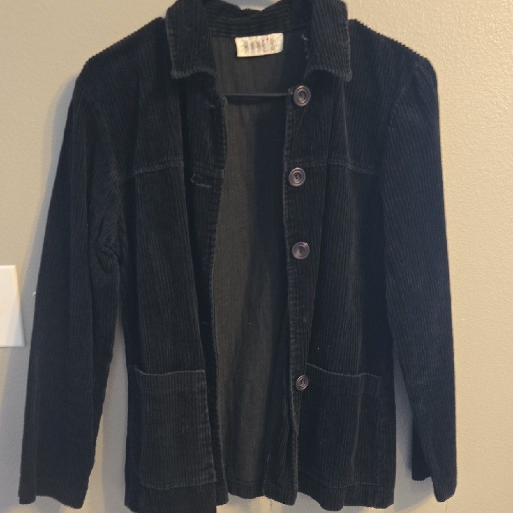Women's Black Corduroy Jacket